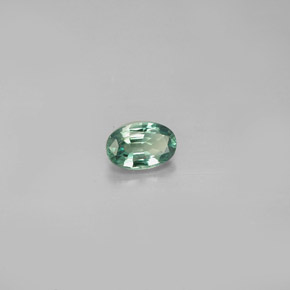 Alejandrita multicolor natural de 0,36 ct, corte óvalo, VVS-VS