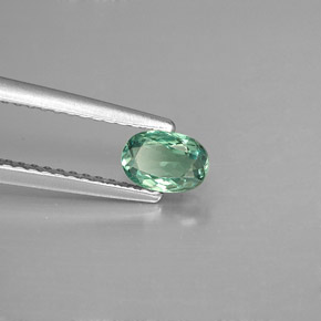Alejandrita multicolor natural de 0,46 ct, corte óvalo, VVS-VS