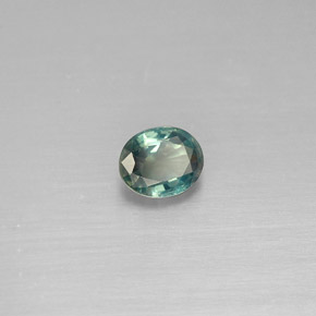 Alejandrita multicolor natural de 0,33 ct, corte óvalo, VVS-VS