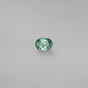 Alexandrita Verde/rojo natural de 0.29 ct, Corte Óvalo, VS