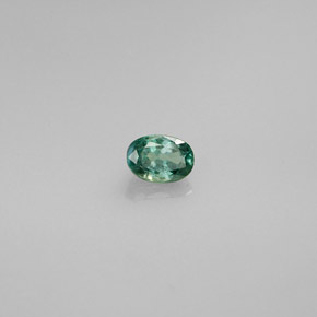 Alejandrita multicolor natural de 0,33 ct, corte óvalo, VVS-VS