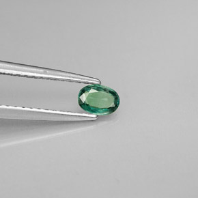 Alejandrita multicolor natural de 0,25 ct, corte óvalo, VVS-VS