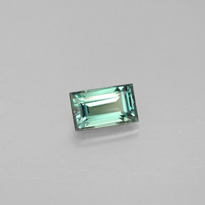 Alejandrita multicolor natural de 0,40 ct, baguette, VVS-VS