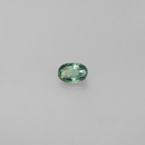 Alexandrita Verde/rojo natural de 0.20 ct, Corte Óvalo, VS