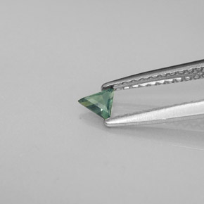 Alejandrita multicolor natural de 0,12 ct, trillón, VS