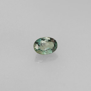 Alejandrita multicolor natural de 0,18 ct, corte óvalo, VS