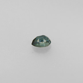 Alejandrita multicolor natural de 0,13 ct, en forma de pera, VS