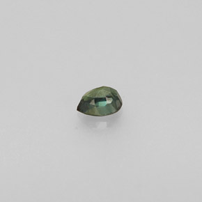 Alejandrita multicolor natural de 0,12 ct, en forma de pera, VS