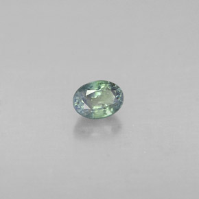 Alejandrita multicolor natural de 0,16 ct, corte óvalo, VS
