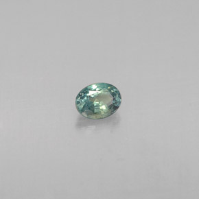 Alejandrita multicolor natural de 0,13 ct, corte óvalo, VS