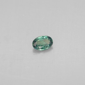 Alexandrita Verde/rojo natural de 0.11 ct, Corte Óvalo, VS