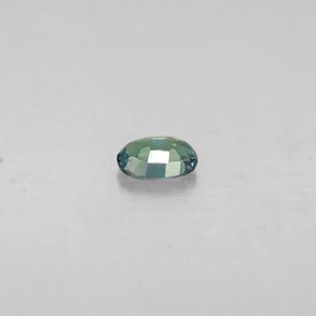 Alexandrita Verde/rojo natural de 0.11 ct, Corte Óvalo, VS