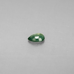 Alejandrita multicolor natural de 0,14 ct, en forma de pera, VS