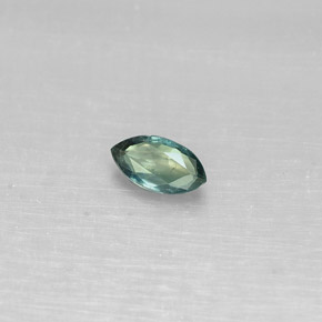 Alejandrita multicolor natural de 0,15 ct, marquesa, VS