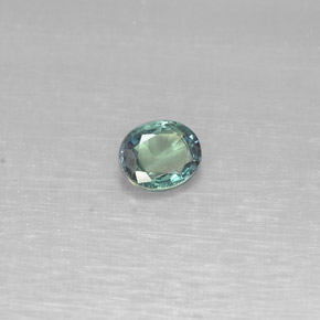 Alejandrita multicolor natural de 0,18 ct, corte óvalo, VS
