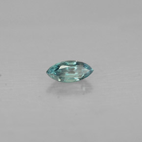 Alexandrita Verde/rojo natural de 0.15 ct, En forma de pera, VS