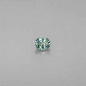 Alejandrita multicolor natural de 0,13 ct, corte óvalo, VS