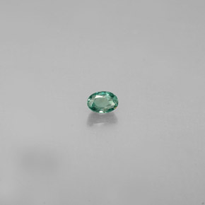 Alejandrita multicolor natural de 0,12 ct, corte óvalo, VS