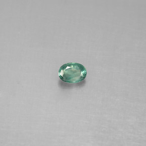 Alejandrita multicolor natural de 0,13 ct, corte óvalo, VS