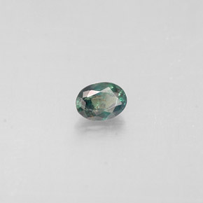 Alejandrita multicolor natural de 0,14 ct, corte óvalo, VS