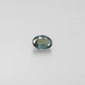 Alejandrita multicolor natural de 0,10 ct, corte óvalo, VS