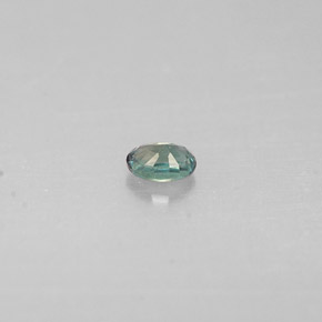 Alexandrita Verde/rojo natural de 0.09 ct, Corte Óvalo, VS