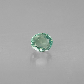 Alexandrita Verde/rojo natural de 0.15 ct, Corte Óvalo, VS
