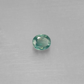 Alejandrita multicolor natural de 0,14 ct, corte óvalo, VS