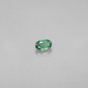 Alejandrita multicolor natural de 0,12 ct, corte óvalo, VS