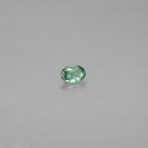 Alexandrita Verde/rojo natural de 0.06 ct, Corte Óvalo, VS