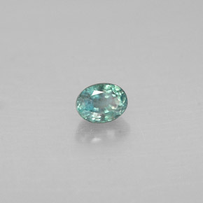 Alejandrita multicolor natural de 0,18 ct, corte óvalo, VS