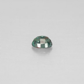 Alejandrita multicolor natural de 0,12 ct, corte óvalo, VS