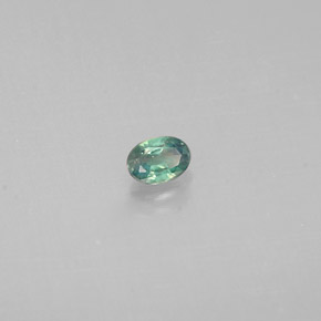 Alexandrita Verde/rojo natural de 0.08 ct, Corte Óvalo, VS