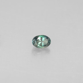 Alexandrita Verde/rojo natural de 0.10 ct, Corte Óvalo, VS