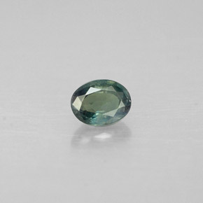 Alejandrita multicolor natural de 0,17 ct, corte óvalo, VS