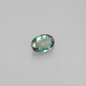 Alexandrita Verde/rojo natural de 0.15 ct, Corte Óvalo, VS