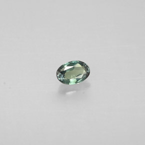 Alejandrita multicolor natural de 0,10 ct, corte óvalo, VS