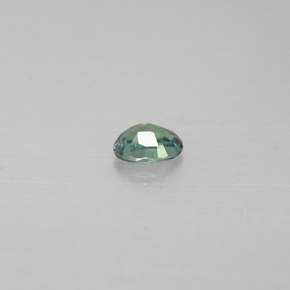 Alejandrita multicolor natural de 0,10 ct, corte óvalo, VS