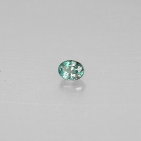 Alexandrita Verde/rojo natural de 0.07 ct, Corte Óvalo, VS