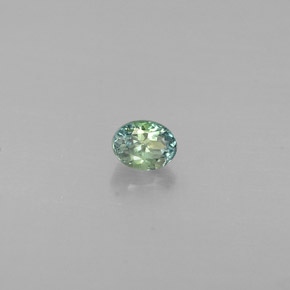 Alejandrita multicolor natural de 0,13 ct, corte óvalo, VS