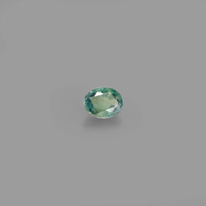 Alejandrita multicolor natural de 0,12 ct, corte óvalo, VS