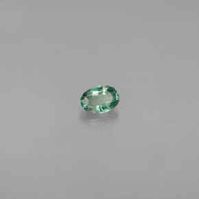 Alexandrita Verde/rojo natural de 0.12 ct, Corte Óvalo, VS