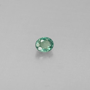 Alexandrita Verde/rojo natural de 0.06 ct, Corte Óvalo, VVS-VS