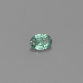 Alejandrita multicolor natural de 0,10 ct, corte óvalo, VS