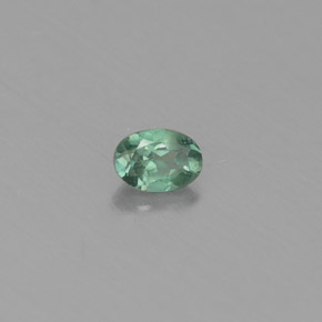 Alejandrita multicolor natural de 0,13 ct, corte óvalo, VS