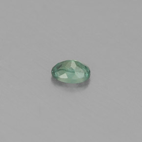 Alejandrita multicolor natural de 0,13 ct, corte óvalo, VS