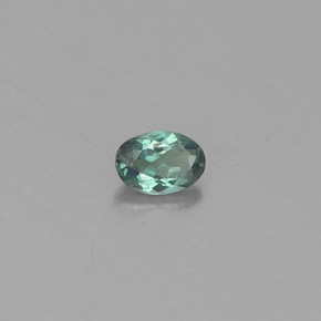 Alejandrita multicolor natural de 0,13 ct, corte óvalo, VS