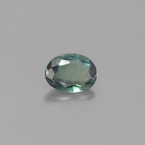 Alejandrita multicolor natural de 0,22 ct, corte óvalo, VS