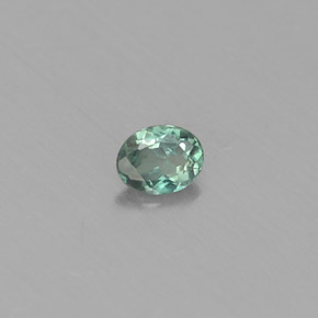 Alejandrita multicolor natural de 0,13 ct, corte óvalo, VS