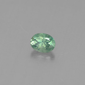 Alejandrita multicolor natural de 0,20 ct, corte óvalo, VS
